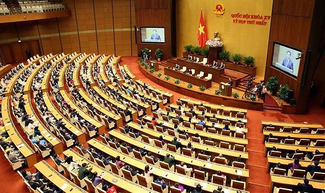 Resaltan exito del primer periodo de sesiones del Parlamento vietnamita de XV legislatura hinh anh 1