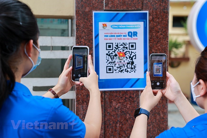 Les jeunes de Hanoi appliquent les TI au service des elections legislatives hinh anh 3