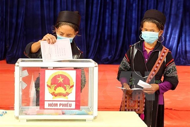 Le taux de participation eleve aux elections reflete la confiance du peuple pour le Parti et l'Etat hinh anh 1