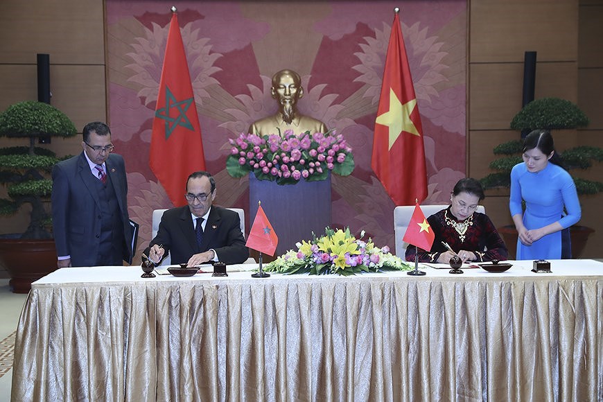 Celebration du 60e anniversaire des relations diplomatiques Vietnam-Maroc hinh anh 4