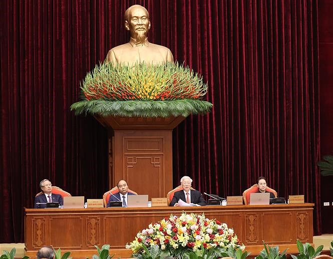 Le 12e Plenum du Comite central du Parti s’ouvre a Hanoi hinh anh 1