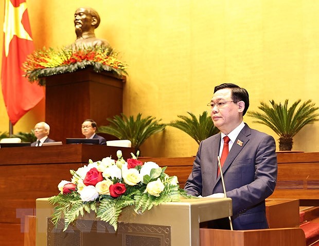 Felicitations envoyees au president de l’Assemblee nationale Vuong Dinh Hue hinh anh 1