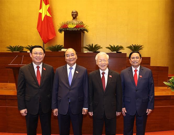 Les messages de felicitations aux nouveaux dirigeants vietnamiens affluent hinh anh 1