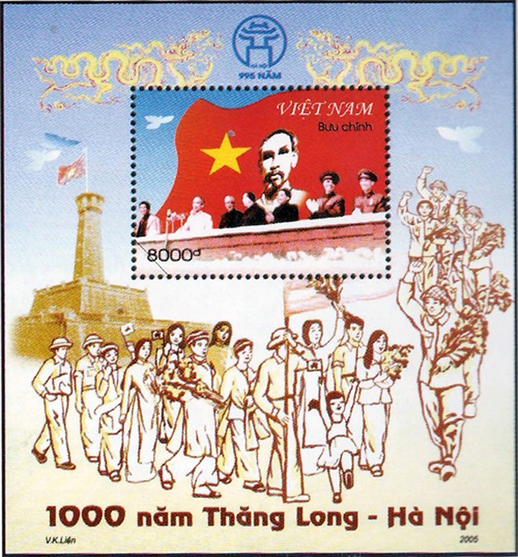 Коллекция марок о президенте Хо Ши Мине hinh anh 10