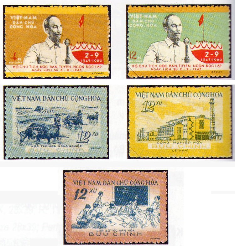 Коллекция марок о президенте Хо Ши Мине hinh anh 4