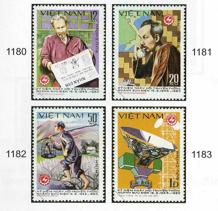 Коллекция марок о президенте Хо Ши Мине hinh anh 5
