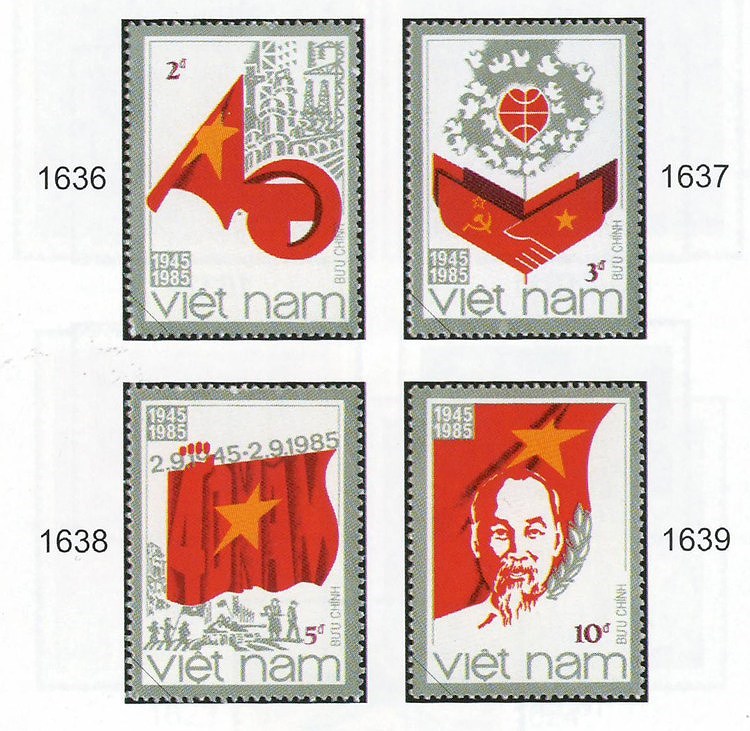 Коллекция марок о президенте Хо Ши Мине hinh anh 6