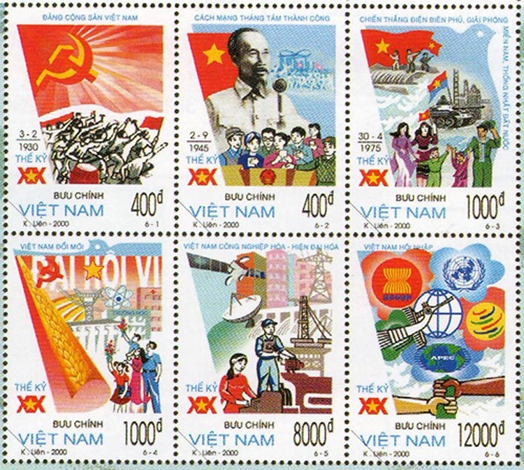 Коллекция марок о президенте Хо Ши Мине hinh anh 9