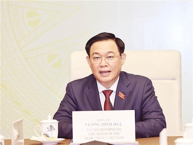 Председатель Национального собрания Вьетнама провел телефонныи переговор с лаосским коллегои hinh anh 1
