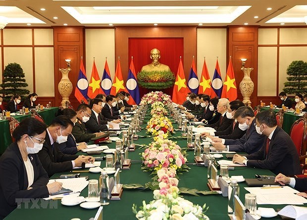 Особые отношения между Вьетнамом и Лаосом продолжают укрепляться hinh anh 1